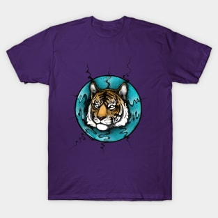 Tiger Head Tattoo T-Shirt